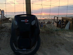 Gyroroue kingsong KS18 en plage réduite